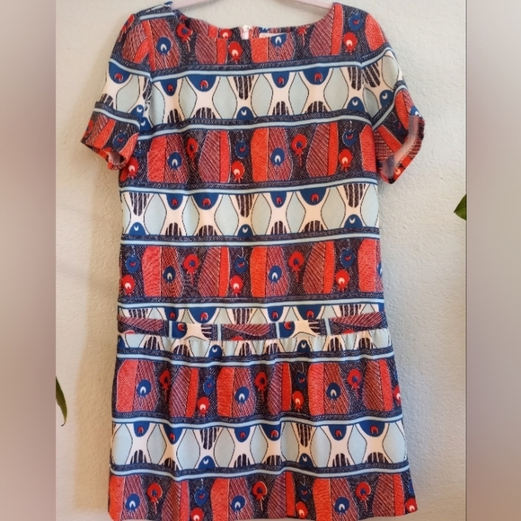 Anthropologie Paul and Joe Sister Guadalupe Retro Dropwaist Boho Shift Dress - Picture 3 of 5